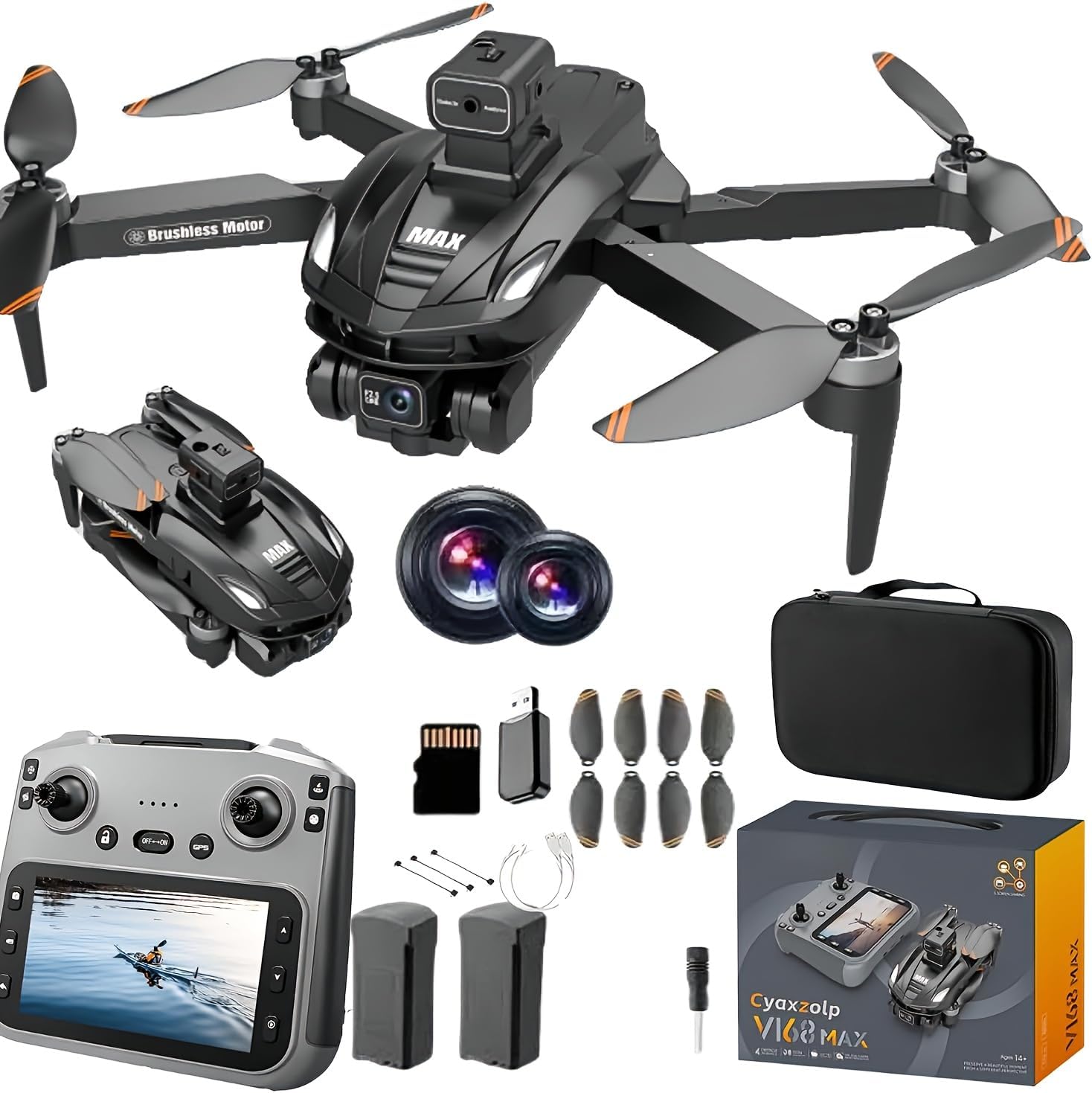 V168 Pro Max Drone with GPS