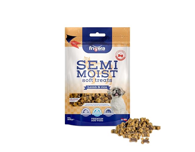 Frigera Semi-Moist Soft Treats Cordero y Arroz 165g