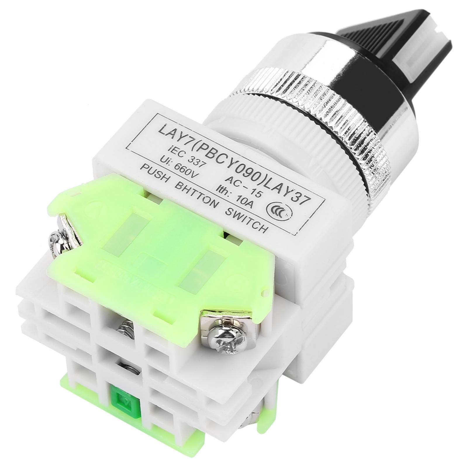 LAY37 20X/31 220V 5A 3 Position Maintained Selector Self Locking Rotary Switch