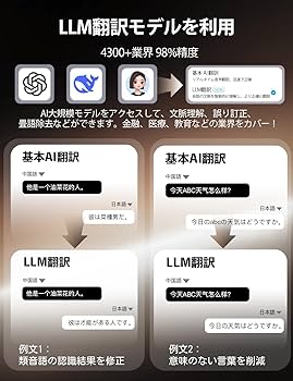 Amazon.co.jp: Timekettle W4 翻訳機能付きイヤホン 骨声紋