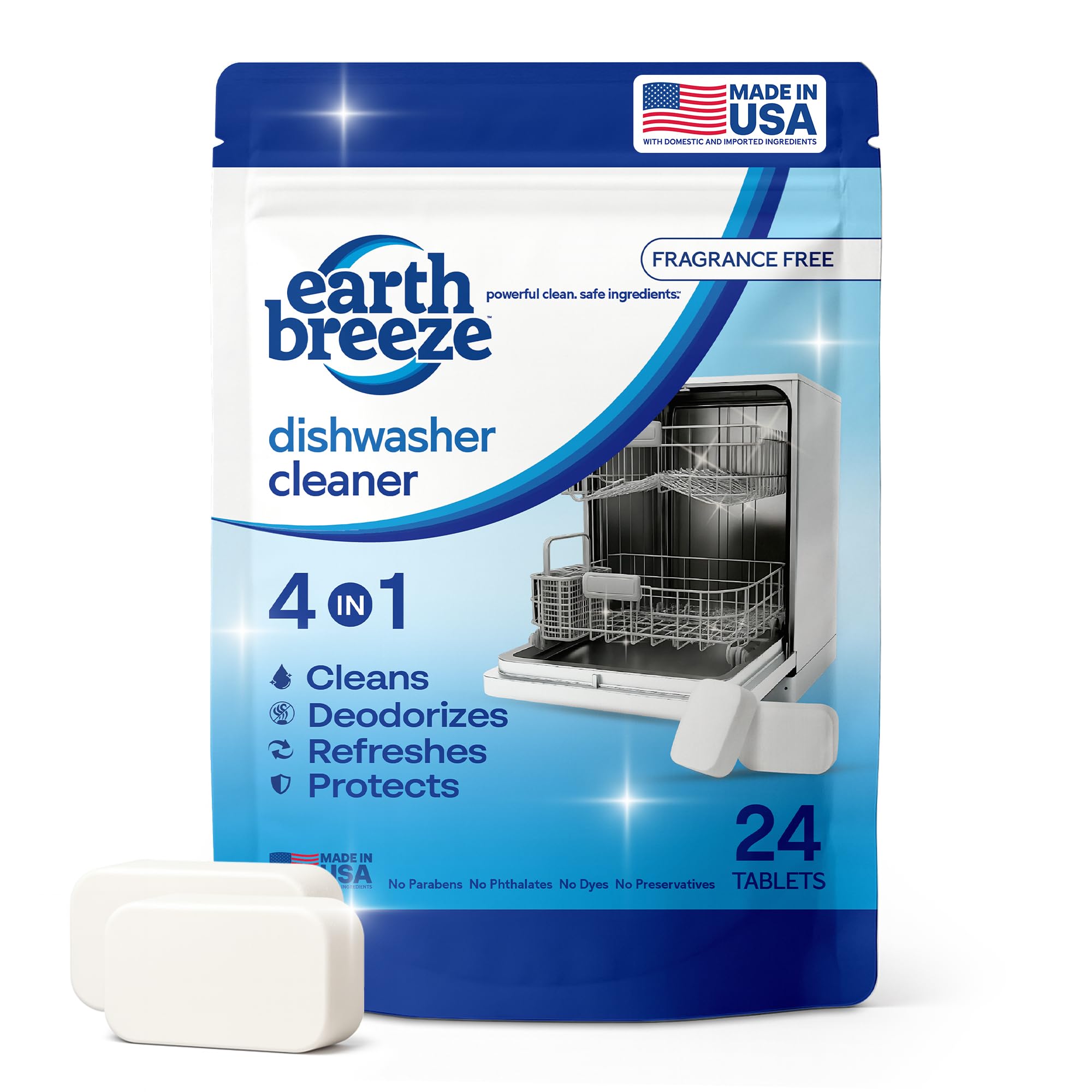 Earth Breeze Dishwasher Cleaner Tablets