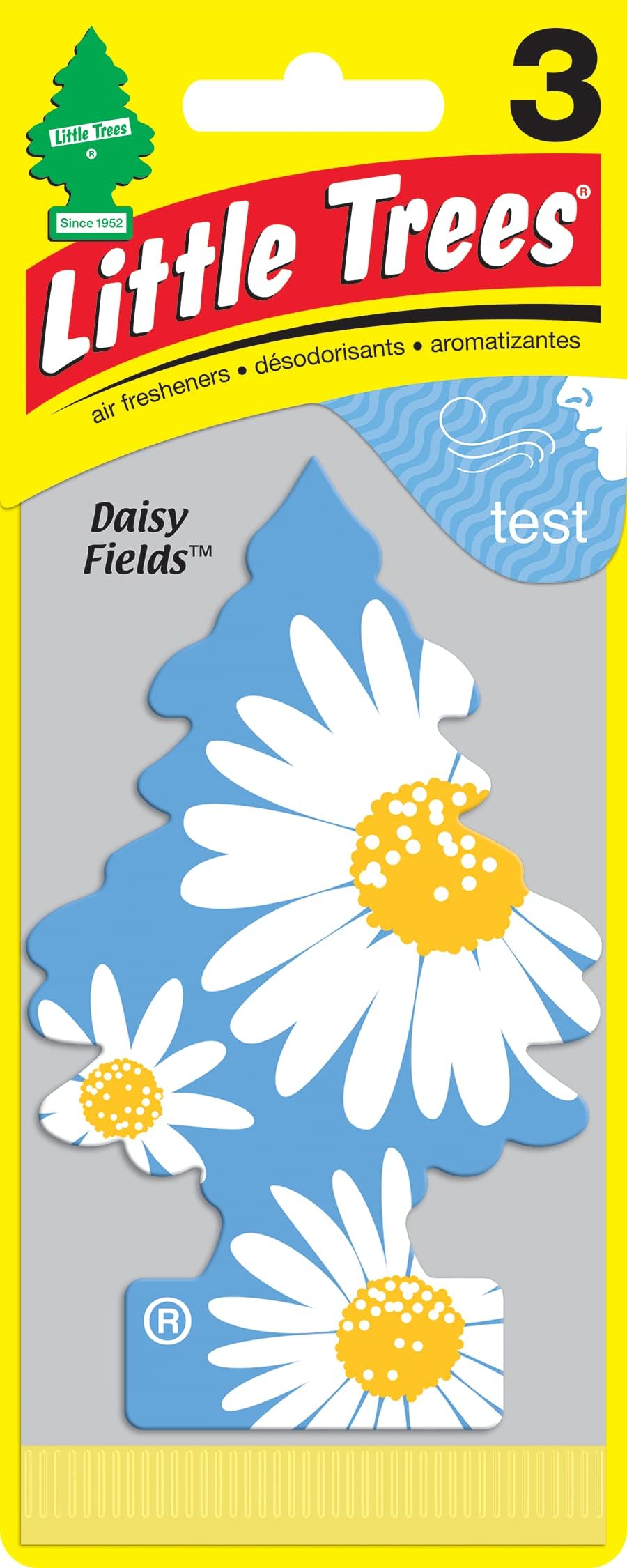 Car Air Freshener 3-PACK (Daisy Fields)
