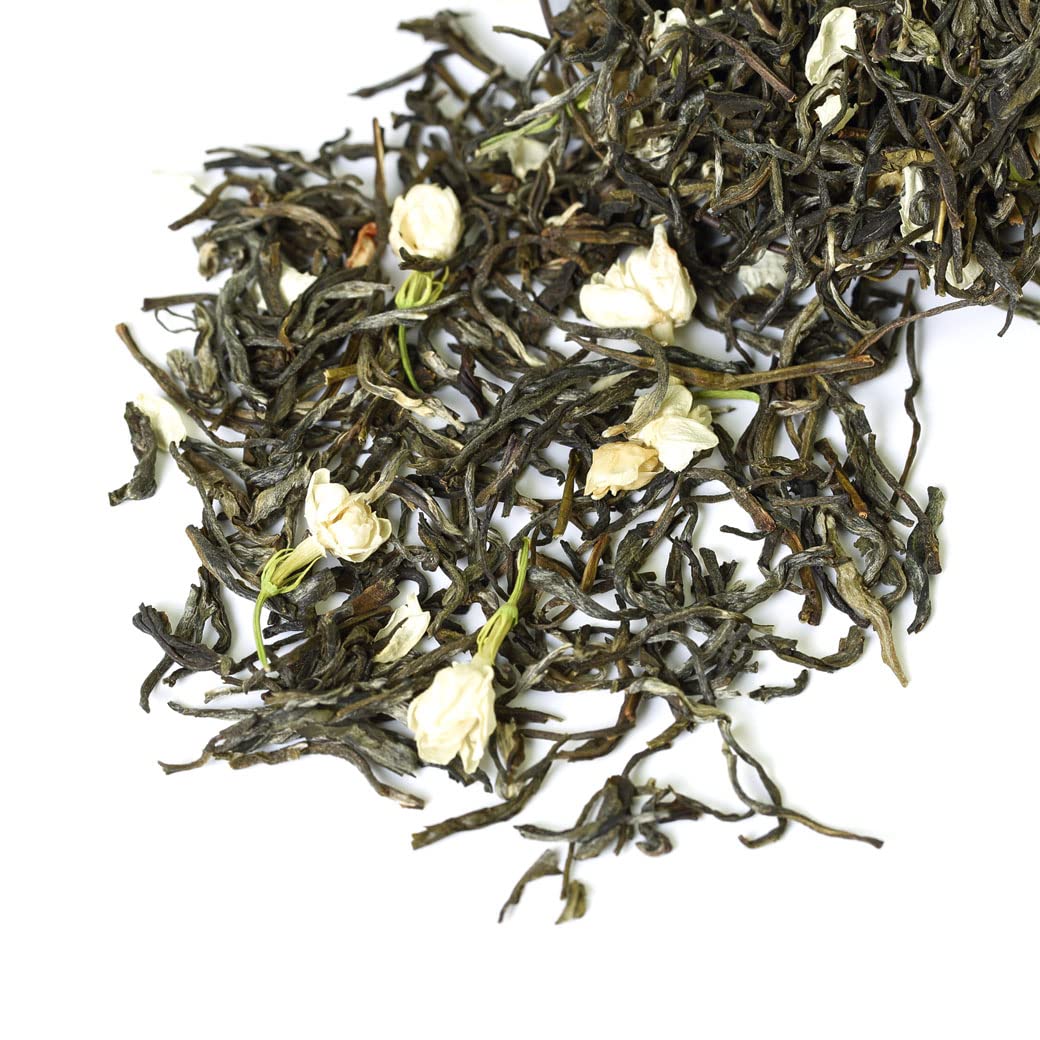 GOARTEA 2Pcs 250g / Total 17.6oz Premium Grade Jasmine Green Tea - Jasmine Tea Loose Leaf Moli Yinhao Fujian Chinese Tea