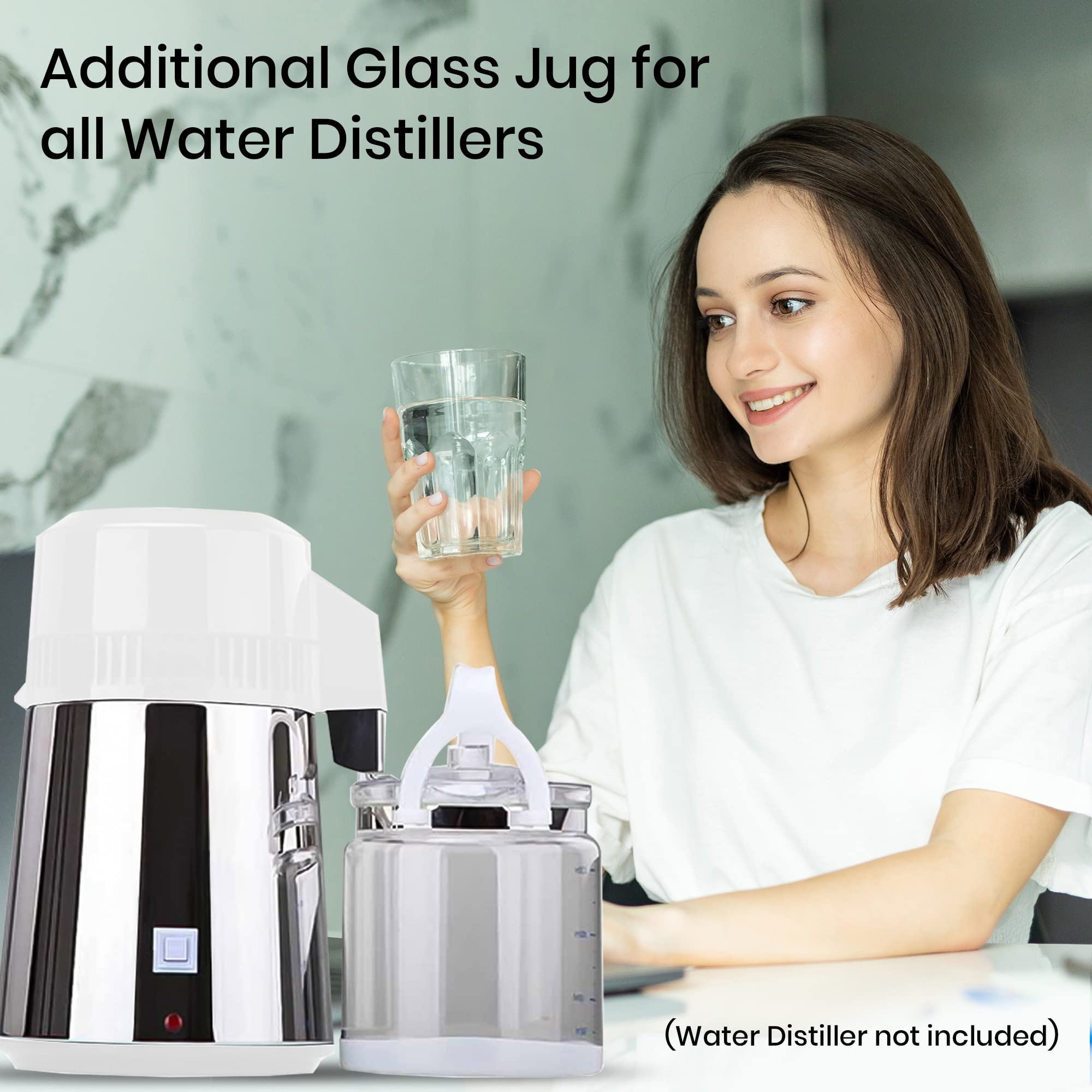 2022 4 Litre Hardened, Smooth & Refined Glass Water Distiller
