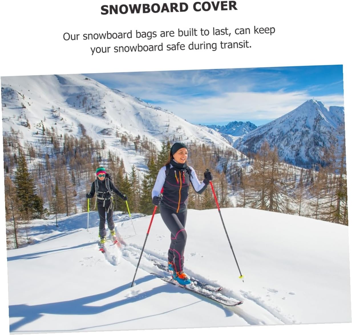 PRETYZOOM Snowboard Storage Bag with Shoulder Straps Lightweight Snowboard Protection Cover Outdoor Ski Gear Backpack for Snowboarding