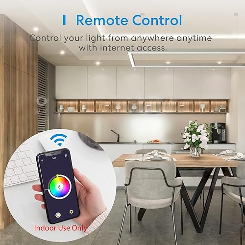 Miniatura 4 de Meross - Bombilla inteligente, bombillas LED WiFi inteligentes funciona con Alexa, Google Home, regulable E26 multicolor, 2700K-6500K RGBWW,