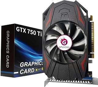 GPVHOSO GTX 750Ti 4GB GDDR5 Graphics Card - Low Power Gaming GPU