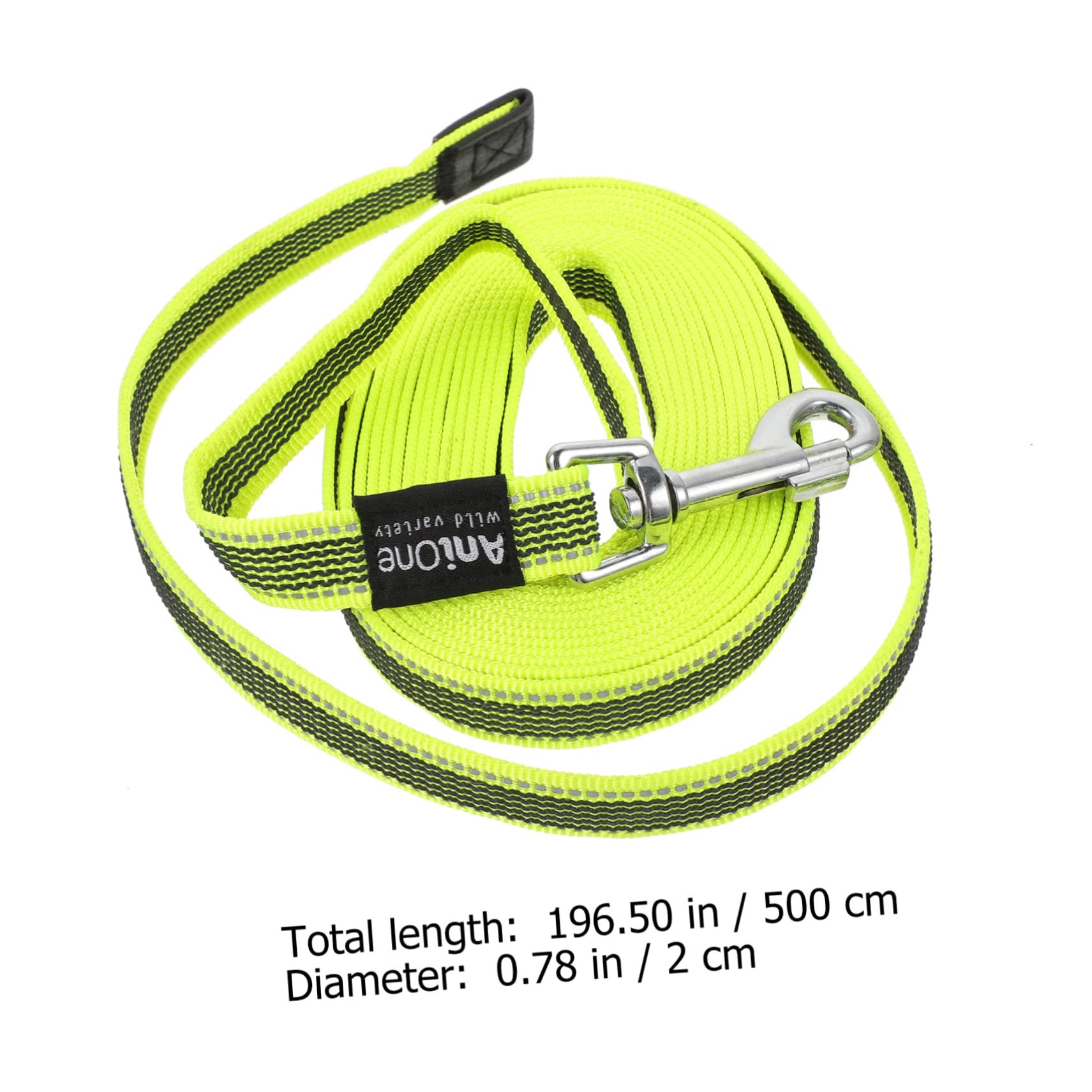 Mikikit Professional Dog Leash Heavy Duty Reflective Training Rope for Outdoor Use Comfortable Handle for Puppies and Dogs Long