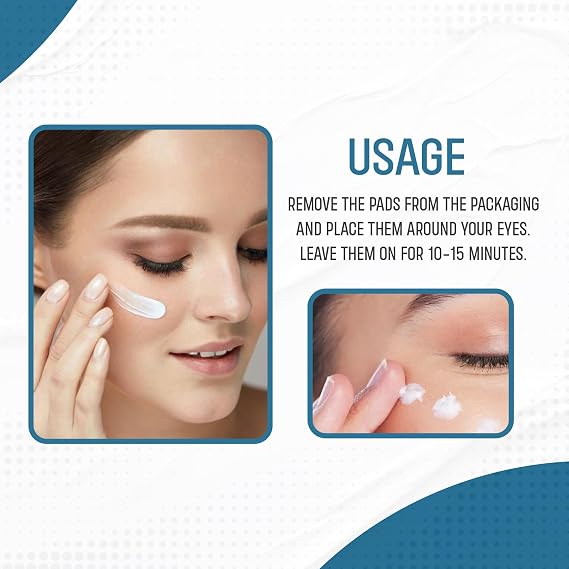 esfolio Hydrogel Eye Patch Hyaluronic 60 Patch Under Eye Gel Patches for Puffiness and Tired Eyes Soothing Cooling Care Korean Skincare Eye Mask Lightweight Hydration