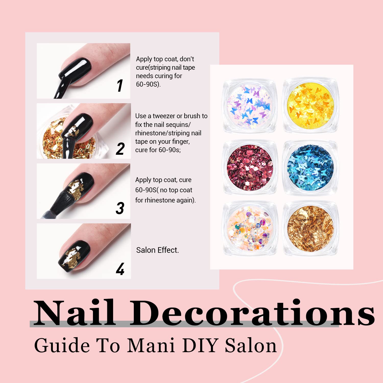 Modelones 35 Psc Gel Nail Polish Kit with U V Light 48W Nail Dryer 12 Colors White Pastel Pink Gel Nail Polish Set Glossy & Matte Base Top Coat Nail Art Decorations Manicure Tools DIY at Home Gift : Beauty & Personal Care