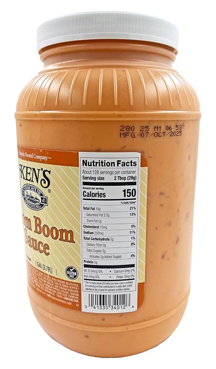 Ken's Steak House Steak House Boom Sauce 1 Galloon