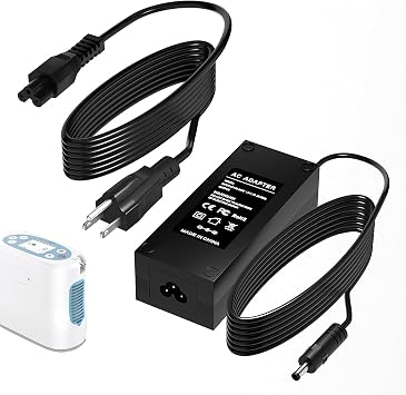 19V AC Adapter forLifestyle Rhythm Healthcare Portable Oxygen Concentrators