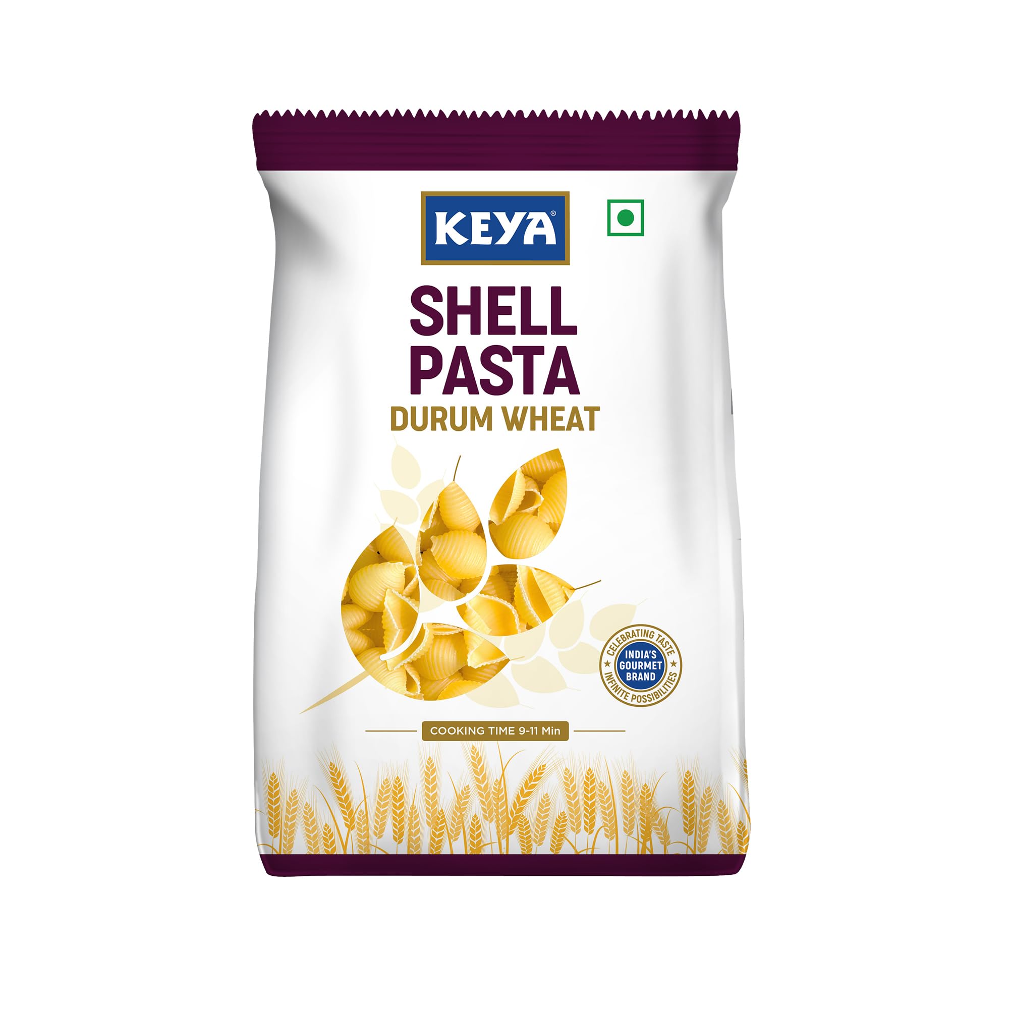 Keya No Maida 100% Durum Wheat Shell Pasta, 400g