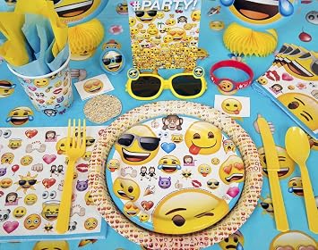 Emoji Plastic Tablecloth, 84 x 54