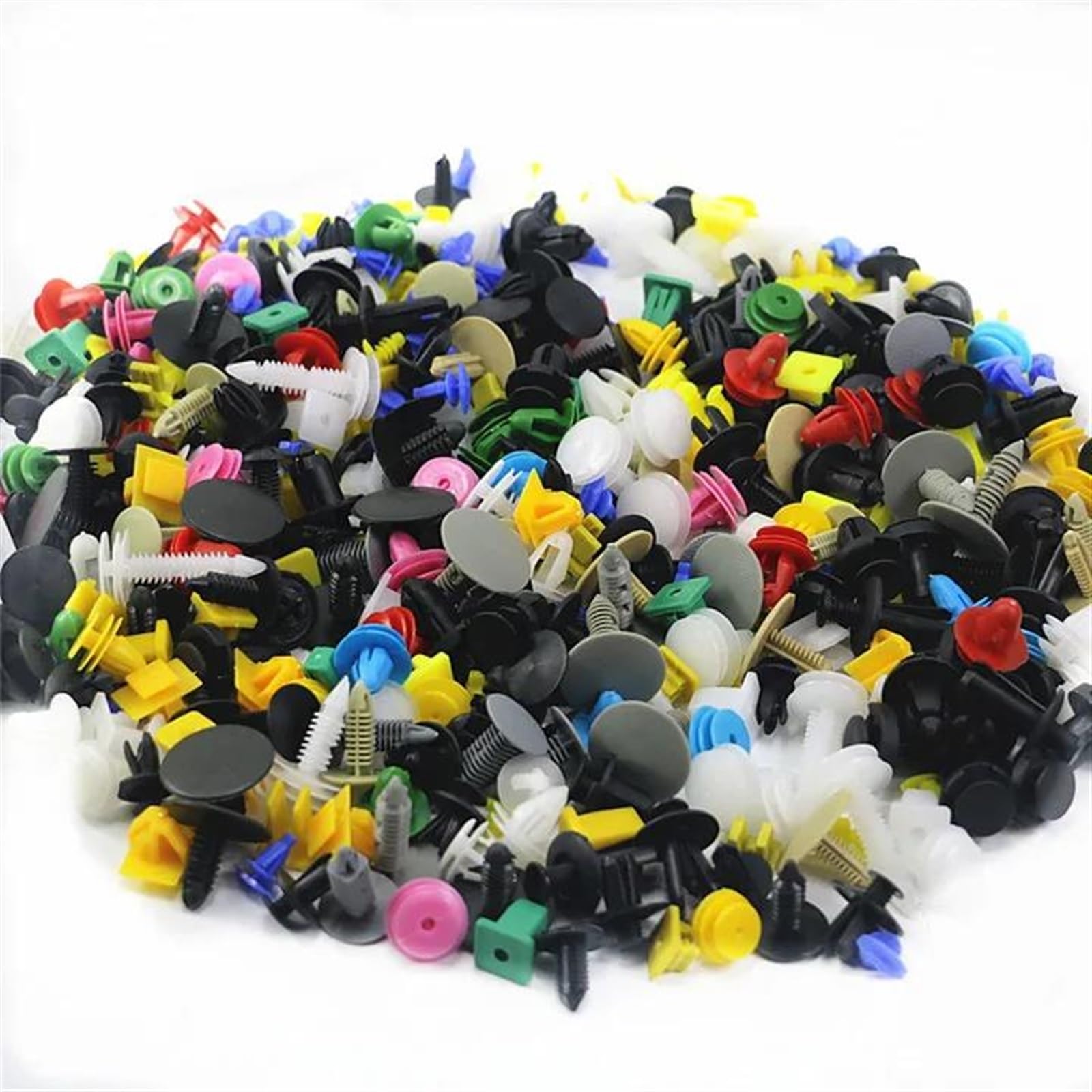 Viti e accessori 500 Pezzi Di Fissaggio Automatico Misto Clip Per Paraurti Universale Per Auto Fermo Per Rivetto Pannello Porta Parafango Fodera