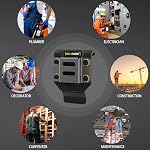 MELOTOUGH Drill Holder for Tool Belt,Drill Holster,Tape Measure Holder - Fits Up to 2.7" Belt(Black)