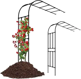 ガルテンボン金属für Kletterpflanzen – biler 240cm Hoch Rankbon Ideal für Rosen & Rankpflanzen (W:180cm*H:240cm) – Perfekte Garten