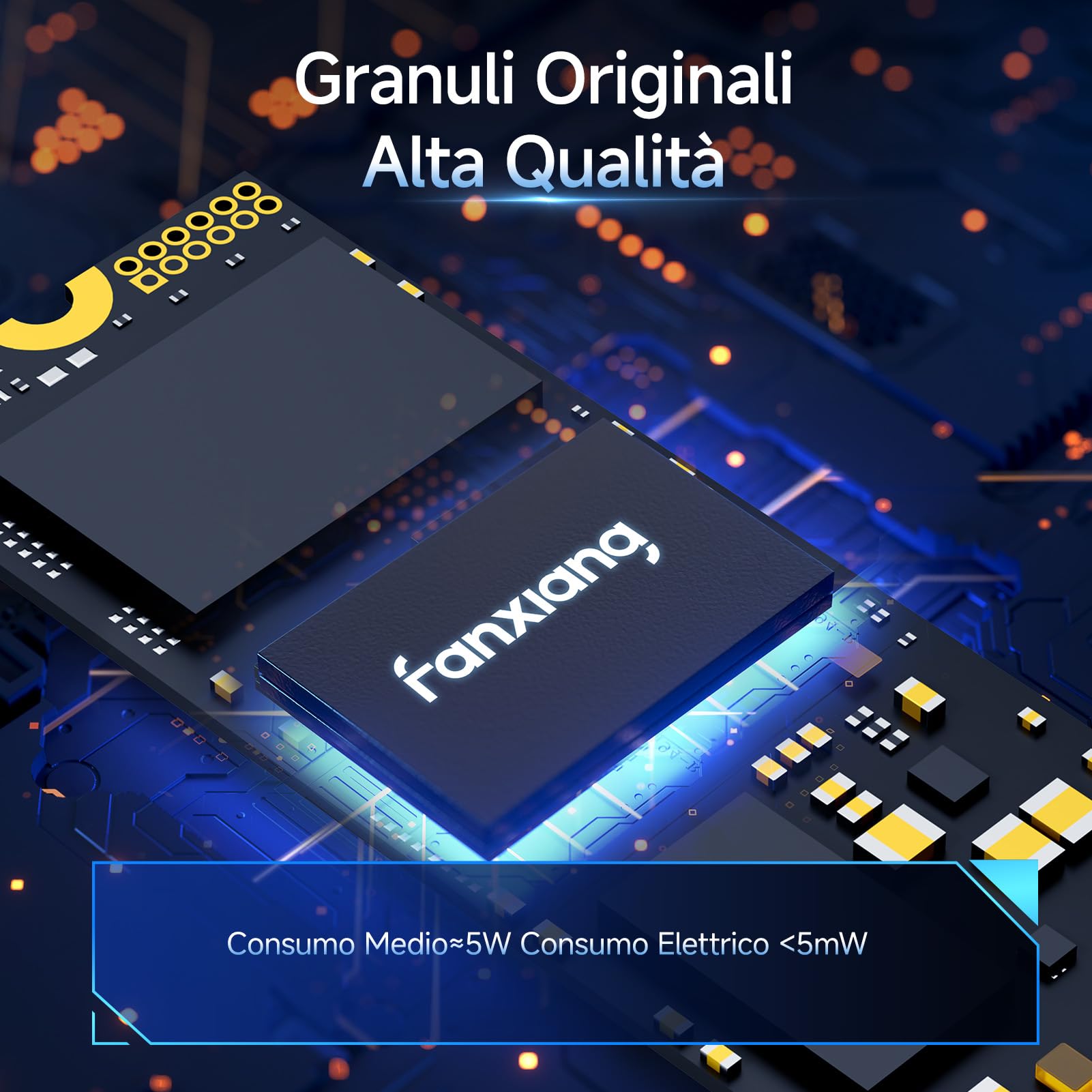 fanxiang SSD 2TB PCIe Gen4 NVMe M.2 - fino a 5000MB/s - SSD Interno Gaming Unità a Stato Solido - Compatibile con Notebook e PC Desktop - S690Q