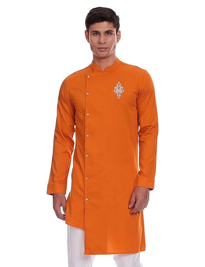 The Indian Garage Co Men's Cotton Regular Fit Kurta