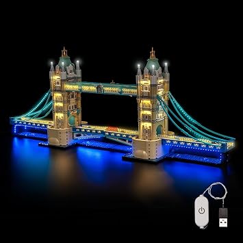 LocoLee Light Kit Compatible with LEGO Tower Bridge London 21067