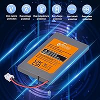 Vista 3 de Pickle Power PS3 Controller Battery, 2 Pack LIP1359 Battery for Sony PlayStation 3 Dualshock 3 CECHZC2E CECHZC2U Controller,with USB Cable and Tools