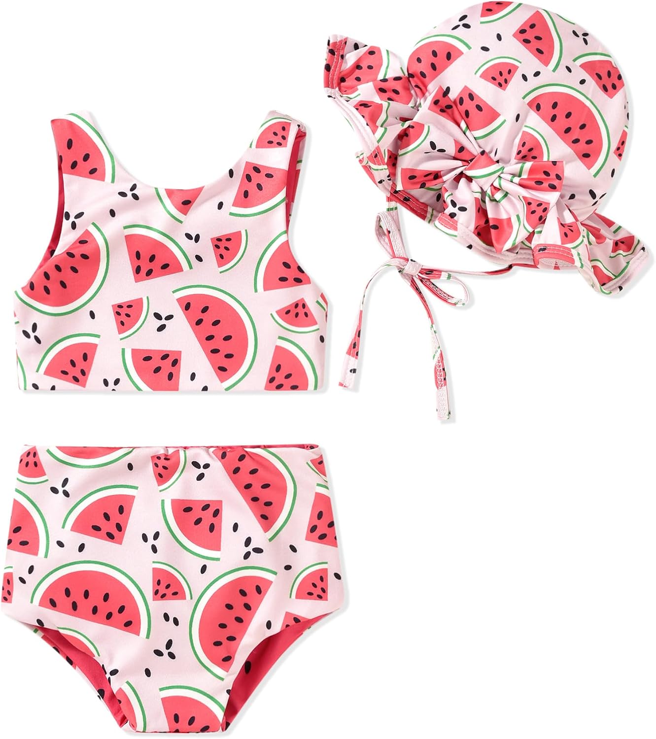 Toddler Baby Girls Reversible Swimsuit