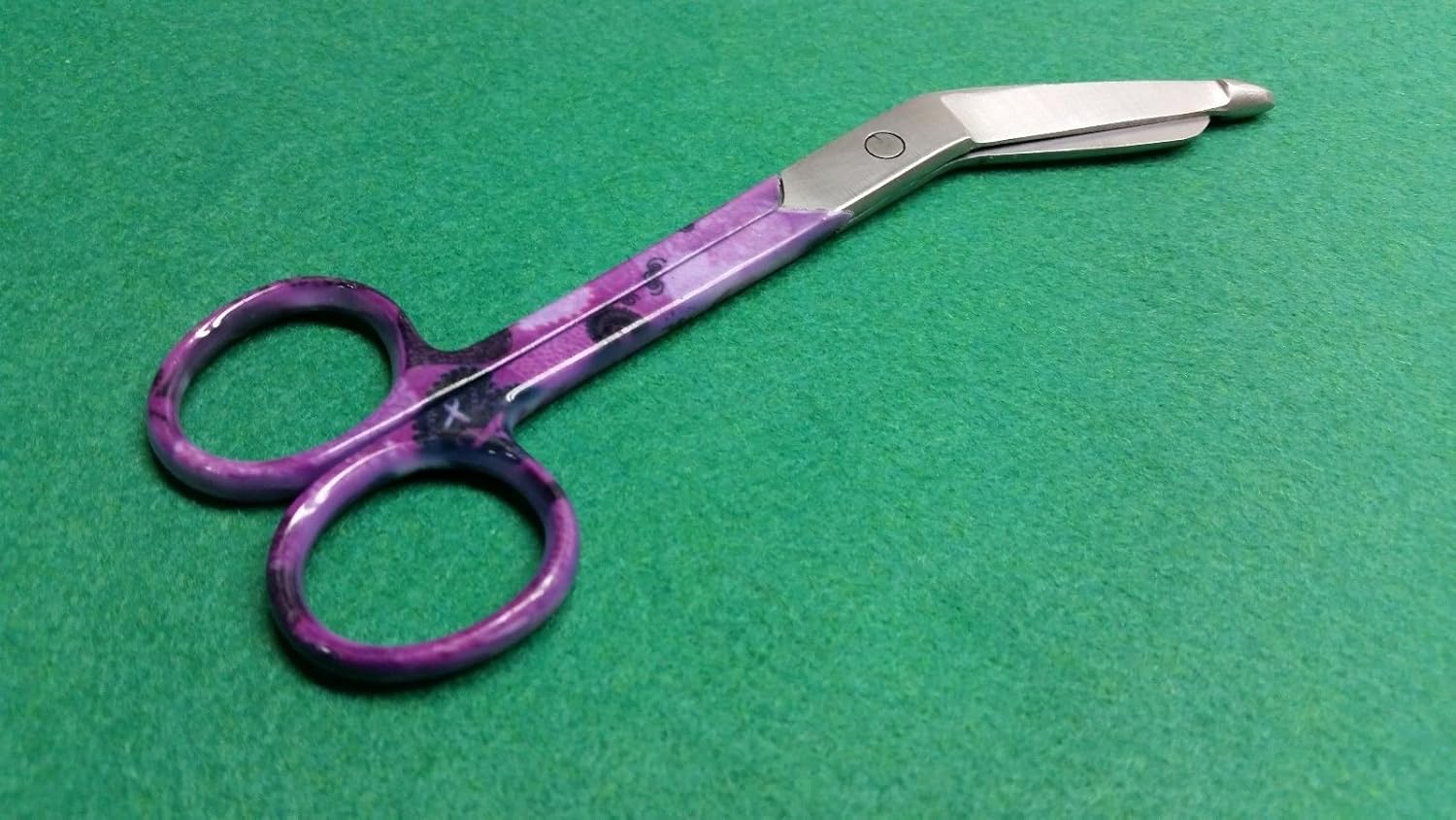 Set of 5 EA O.R Lister Bandage Scissors 5.5'' COLORMED Purple Black Surgical