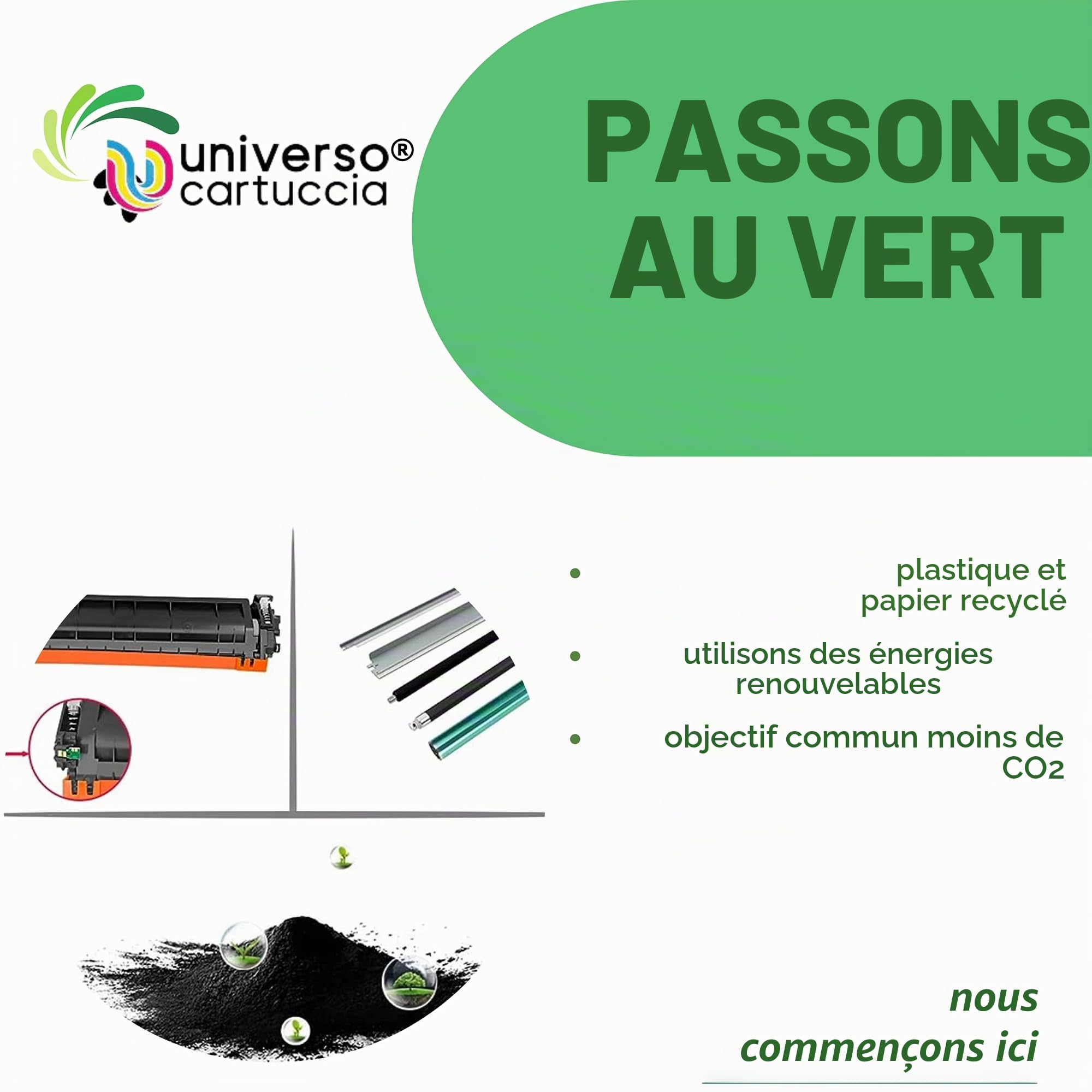 Tambour universel CLT-R407/R409 compatible avec Samsung série CLP-310, CLP-315, CLX-3170, CLX-3175, CLP-320, CLP-325, CLX-3180-CLX-3185 (tambour)