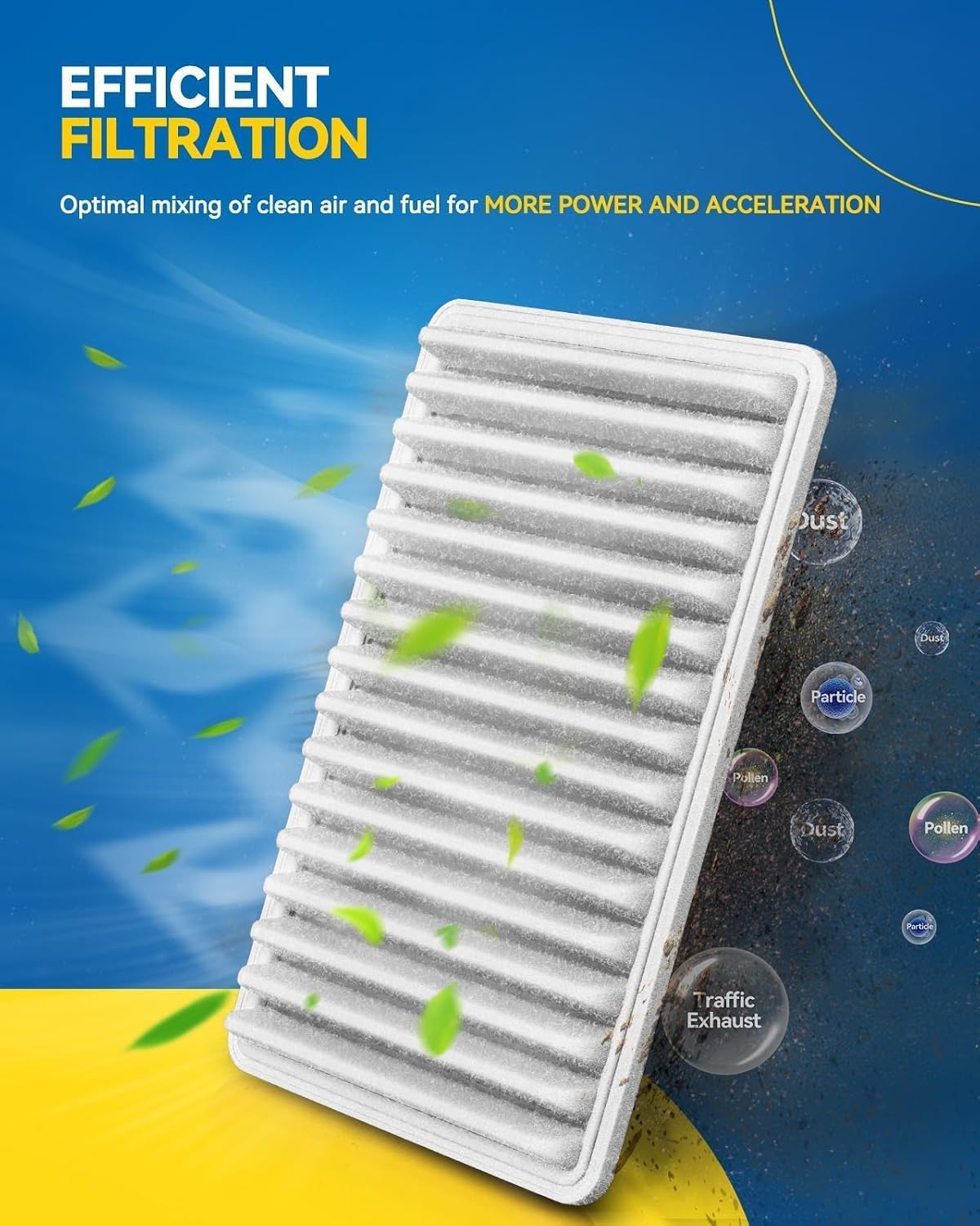 PHILTOP CA10257 Engine Air Filter for Toyota Highlander, Lexus RX400h image 4