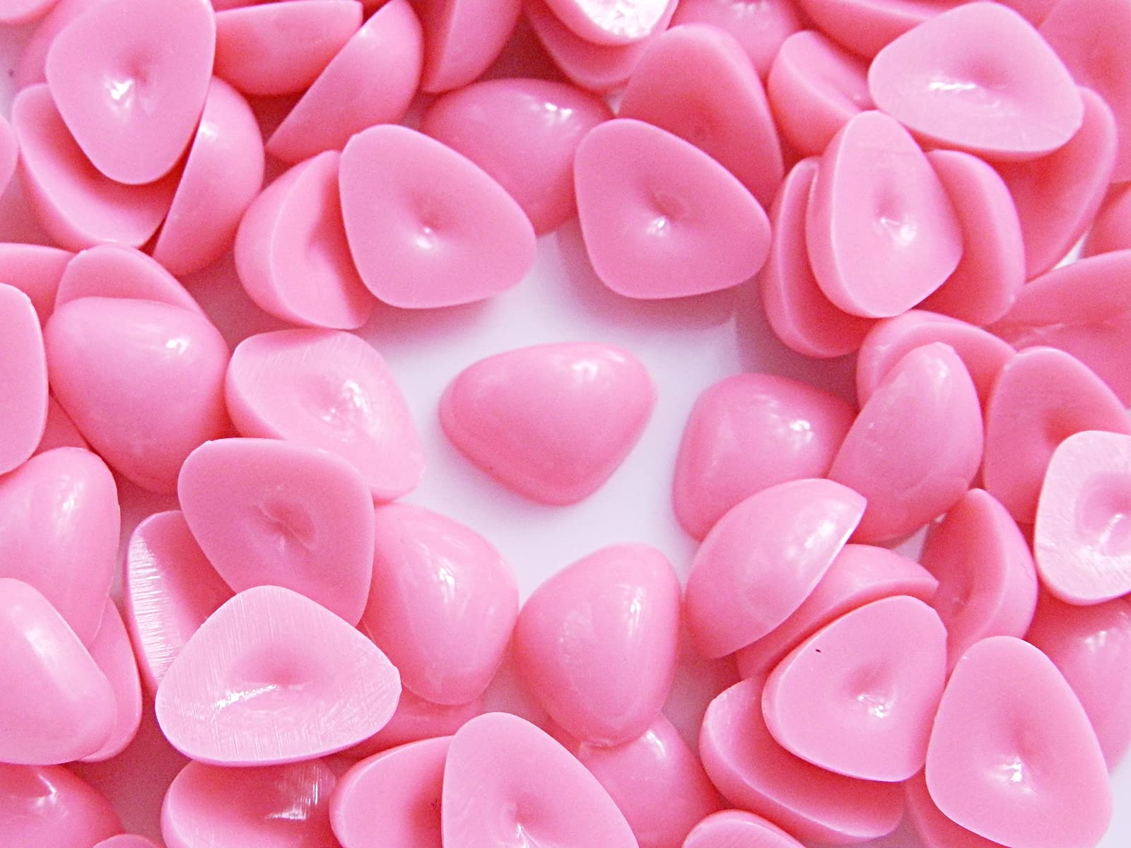 Amazon | 100個 ぬいぐるみ 鼻パーツ ピンク 17mm 動物 ドール