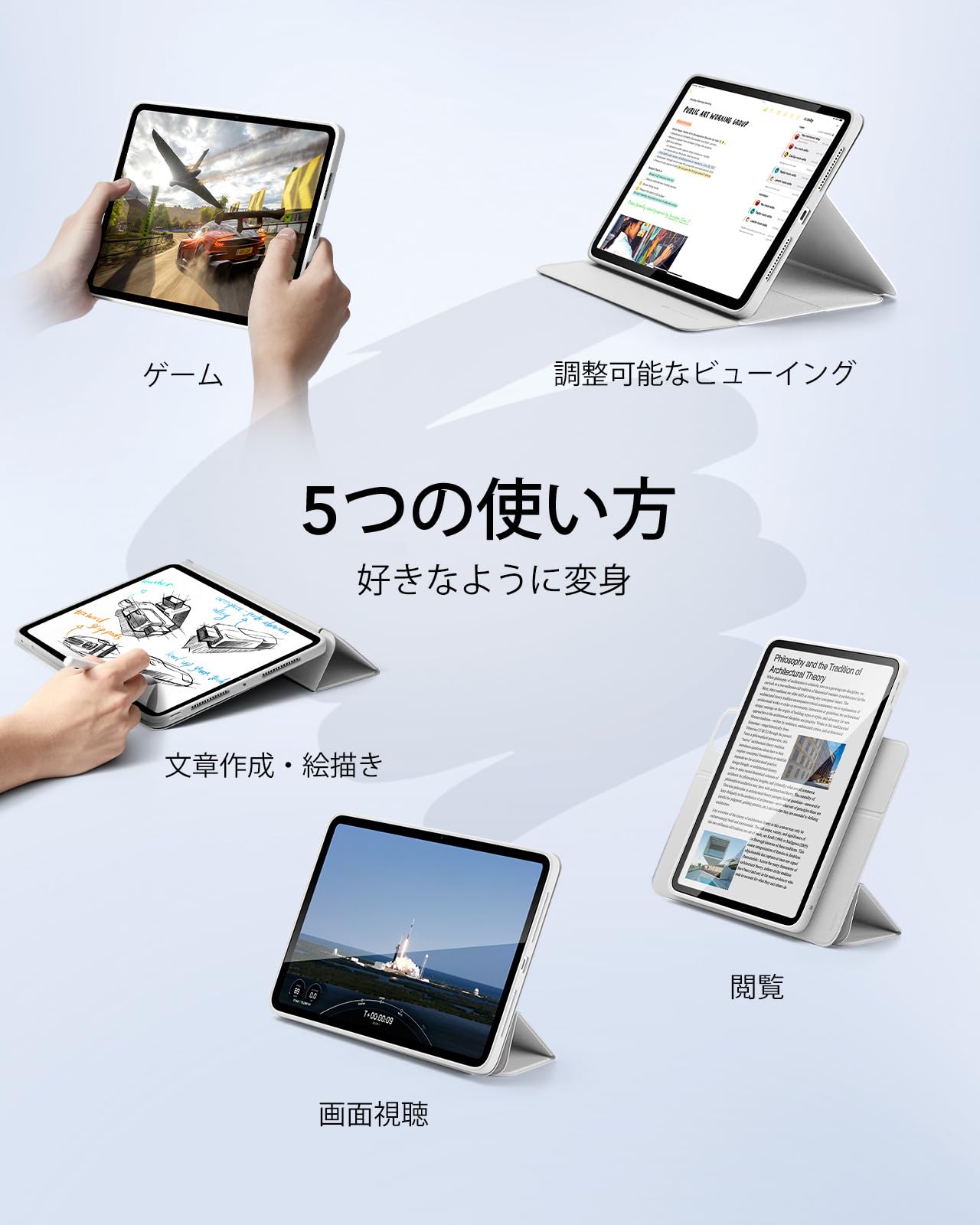 Amazon.co.jp: ESR iPad Pro 13インチ ケース M4 2024専用