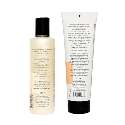Miniatura 2 de SEEN Paquete de champú y acondicionador profundo cuidado del cabello perfumado, no comedogénico y sin sulfato, desarrollado por dermatólogos, seguro