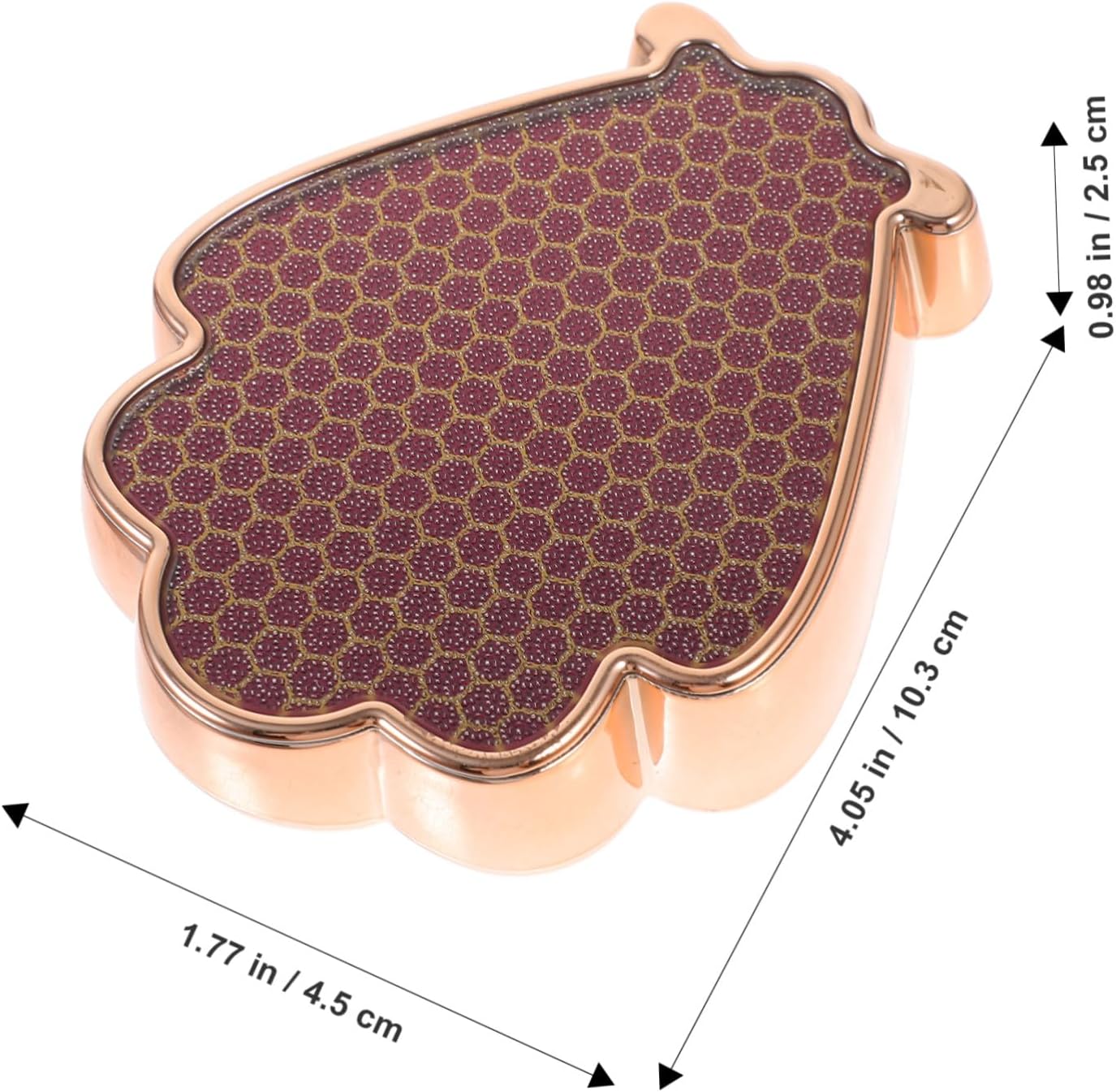 Portable Foot Scrubber and Dead Skin Remover Metal Exfoliator for Calluses and Foot Care Golden Skin-Friendly