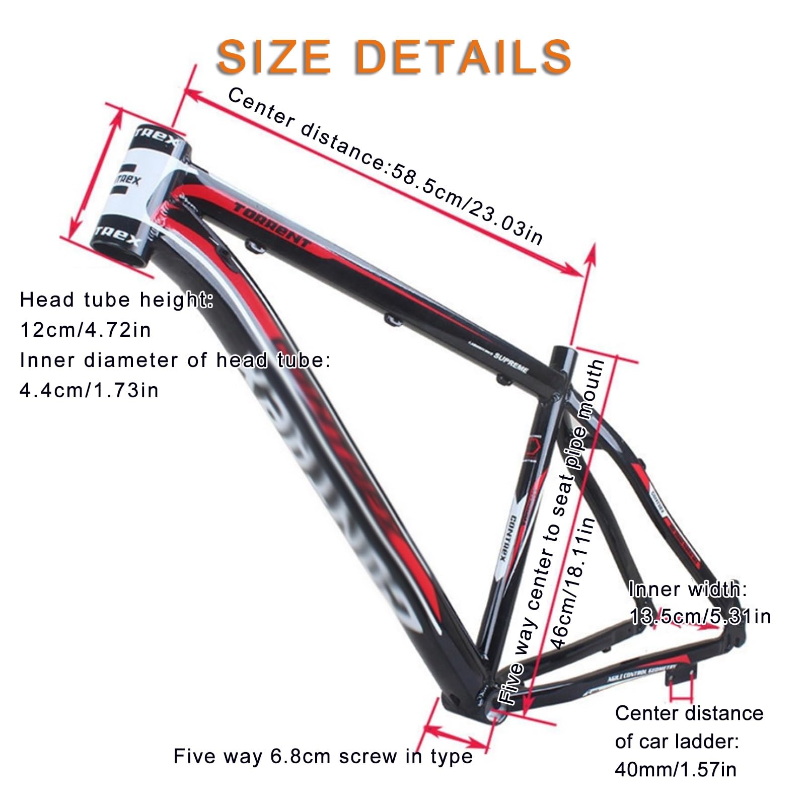 29-Zoll-Hardtail-Mountainbike-Rahmen, QR 135 Mm Interne Routing-Scheibenbremse, 17-Zoll-Fahrradrahmen Aus Aluminiumlegierung, Unterstützt Ölscheibe