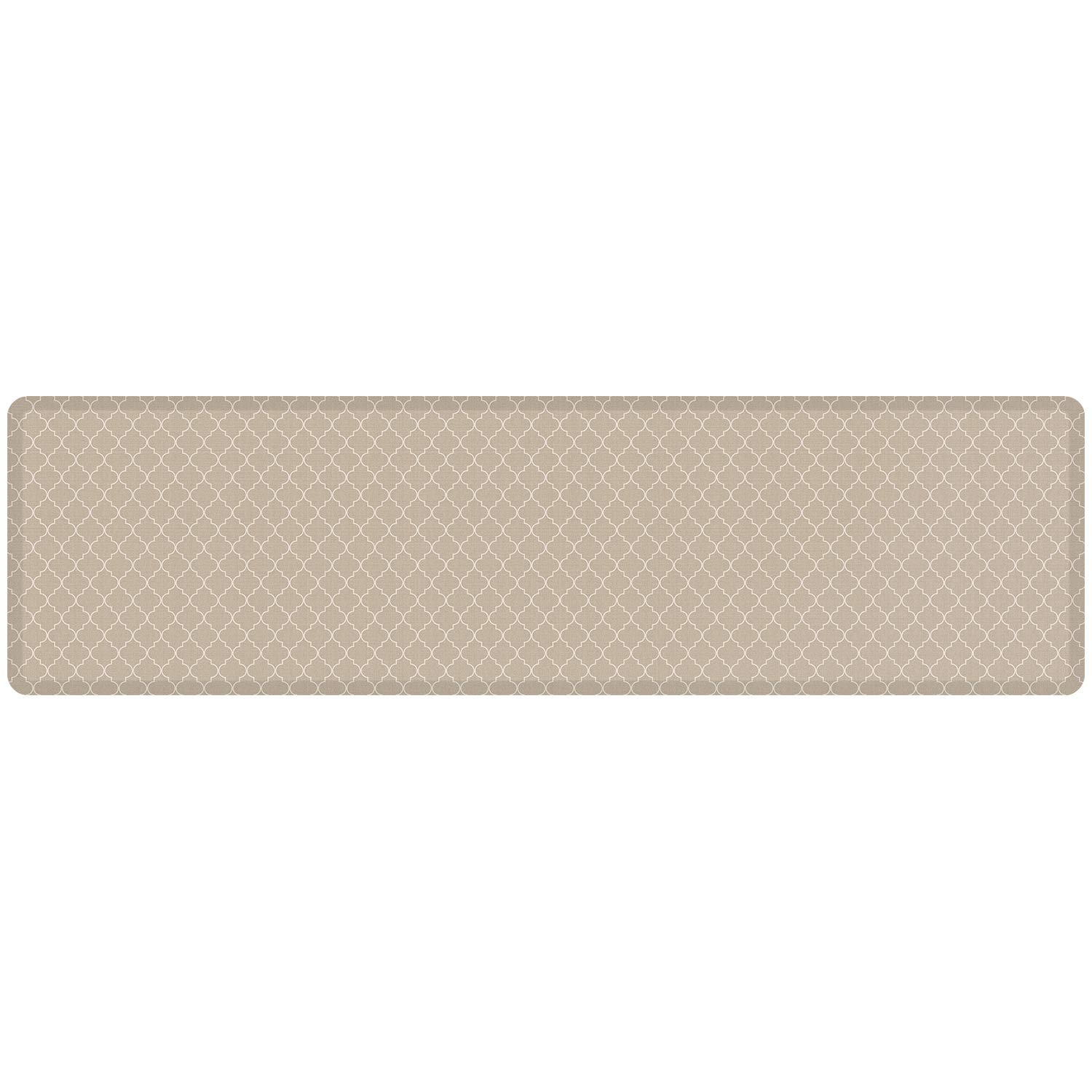 GelPro NewLife by Tappetino da cucina anti-fatica, 76,2 x 274,3 cm, superficie resistente alle macchie kaki con nucleo in Ergo-foam spesso 1,9 cm per salute e benessere