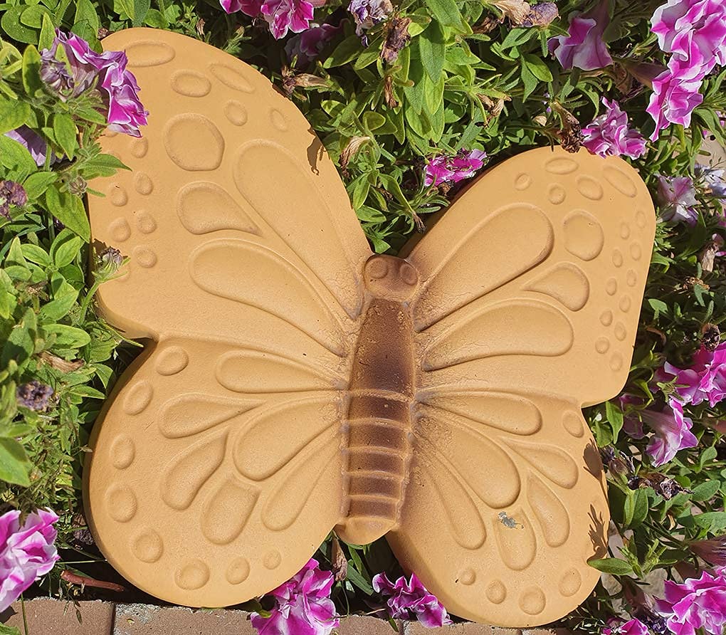 Concrete Mold Butterfly Plaster Concrete Stepping Stone Moth Garden