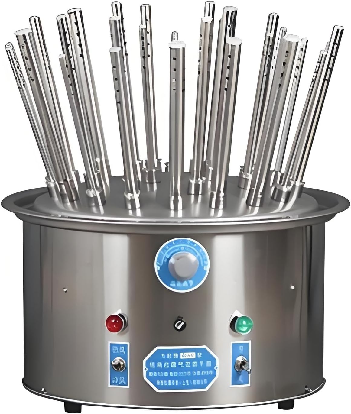Lab air Flow Dryer, Electric hot Laboratory Drying Rack,30holes for Laboratory Glass Instrument Test Tube Bottle Beaker Drying
