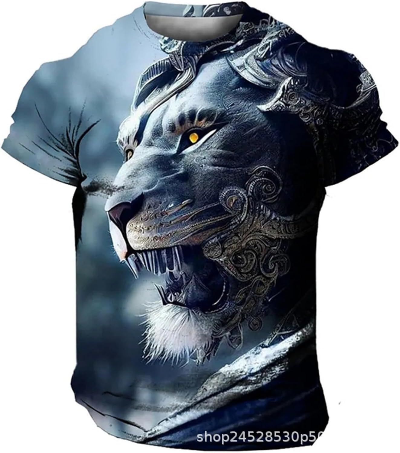 Maglietta da uomo XXL, oversize, con stampa hawaiana, a maniche corte, estive, con scollo rotondo, in cotone, M-3XL, Verde menta, XL