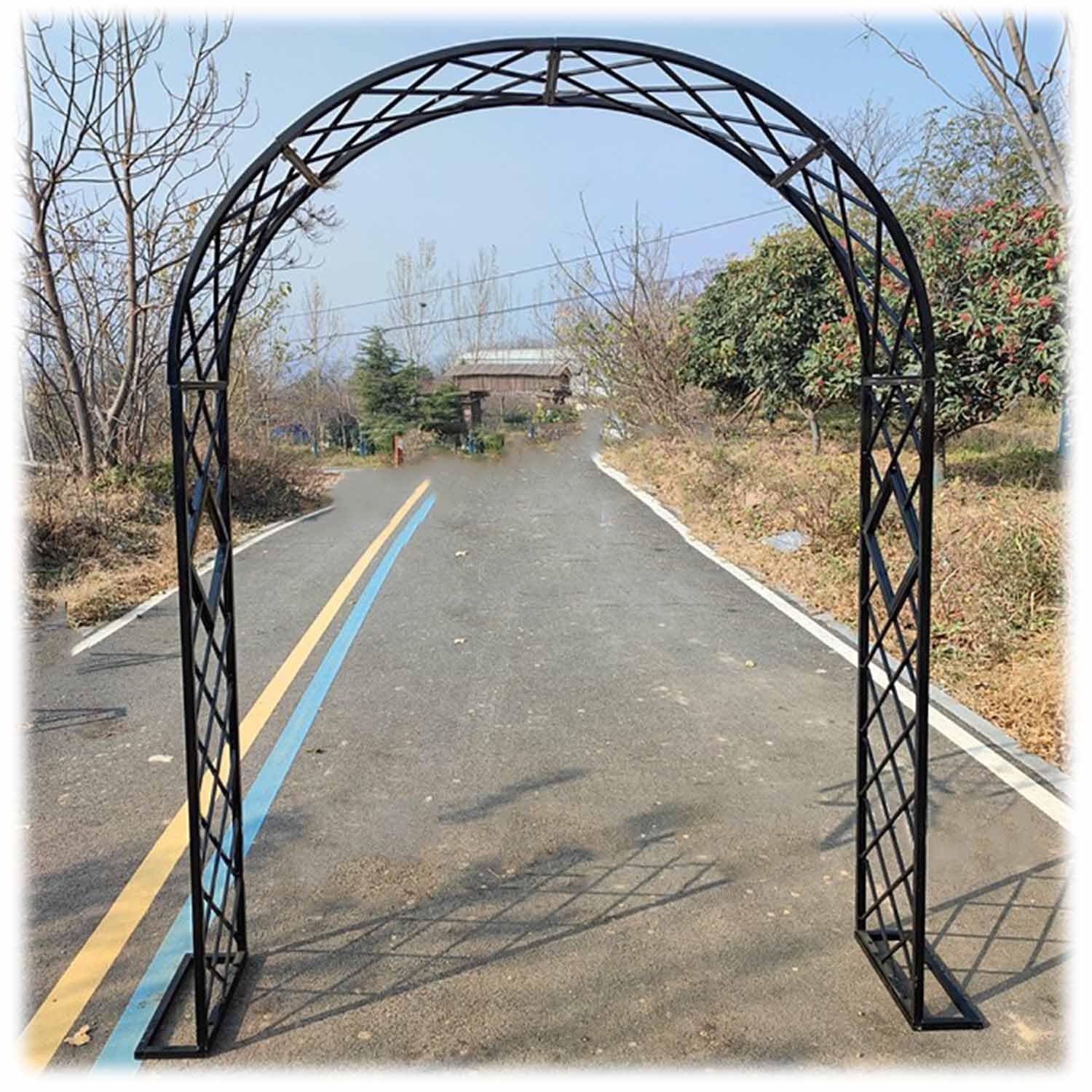Arco per Rampicanti Arco per Rose da Giardino Arco di Nozze Pergolato da Giardino per Interni ed Esterni 140/180/260/300cm Larghezza Arco Sostegno Pianta Rampicante(300x230cm)