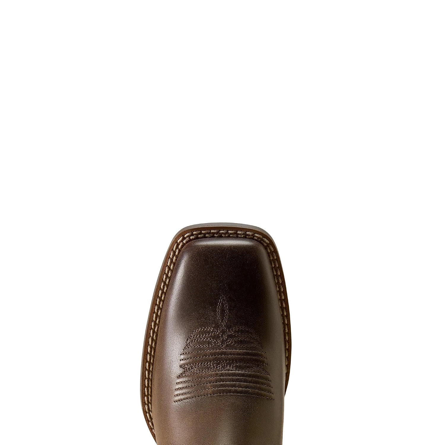 ARIAT Women's Round Up Filly Wide Square Toe Western Boot, 8.5 Medium, Dark Cacao