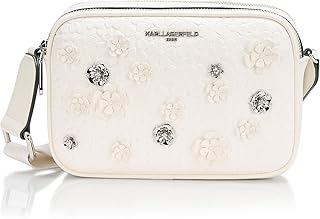 KARL LAGERFELD womens Maybelle Crossbody With Flower Embellishments