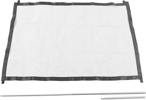 Puerta de malla para perros, plegable y segura, puerta de malla con 5 ganchos, puertas y escaleras para puertas, escaleras, puertas y extensiones de