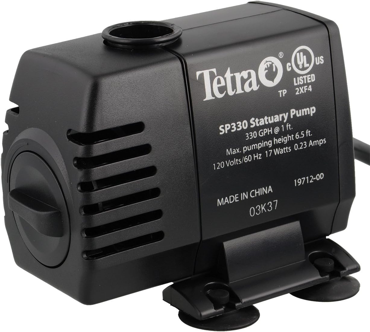 TetraPond Statuary Pump 330, Powers Medium and Large Fountains