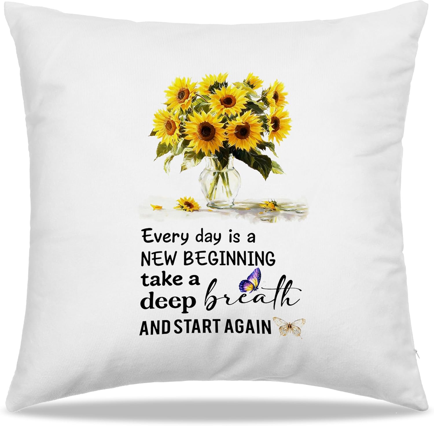 Dibor Friendship Throw Pillow Covers 18x18 in, Gifts for Best Friends, Pastel Cloud Decorative Couch Cushion Covers, BFF Bestie Friendship Gifts for Women, Pillow Case for Home Living Room