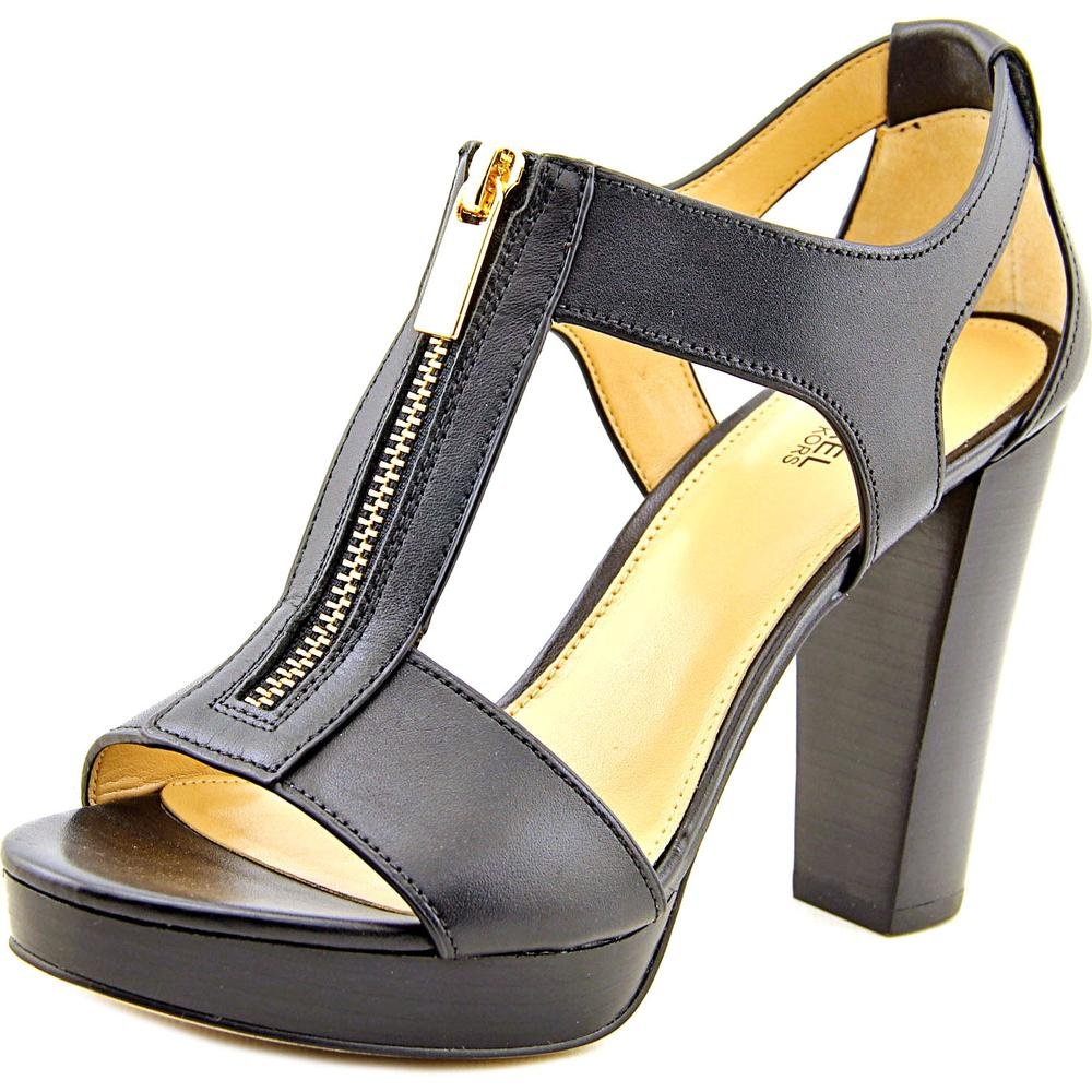 Michael Kors Berkley Sandal Black Vachetta 7.5 M