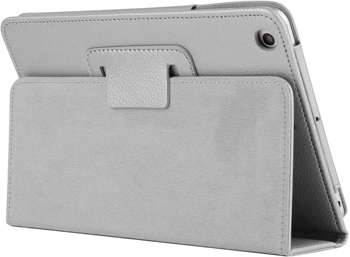 PU Leather Stand Case for iPad Air 1/2 9.7 2017/18 5th/6th Generation Folio Cover (Silver) - Image 3