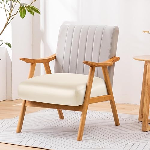 Miniatura 2 de Fuloon Funda de cojín de piel sintética para sofá, fundas elásticas impermeables para sofá, funda de asiento de silla de caravana, repuesto