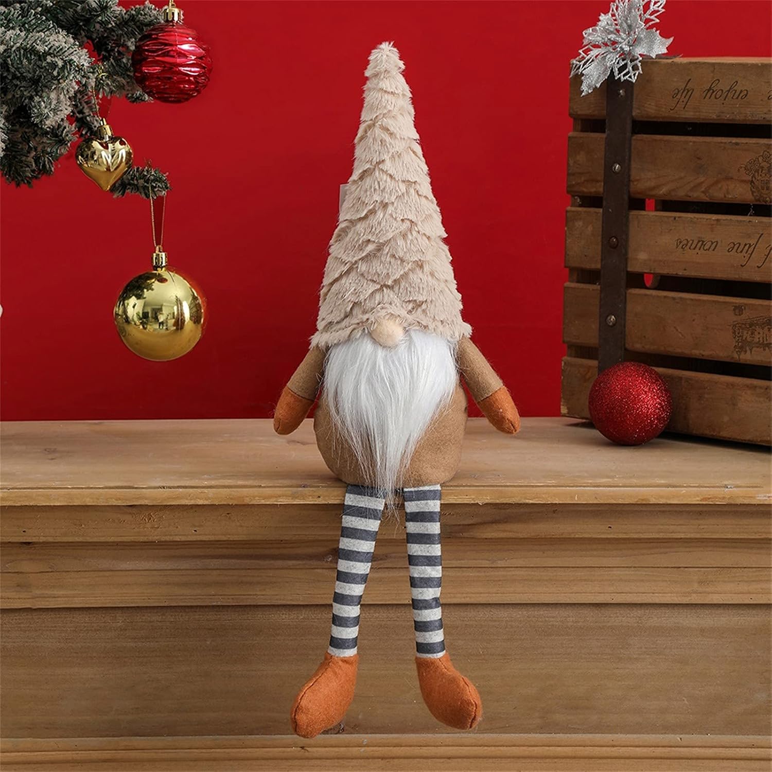 FRAKYEN Christmas Gnomes Plush with Long Legs Handmade