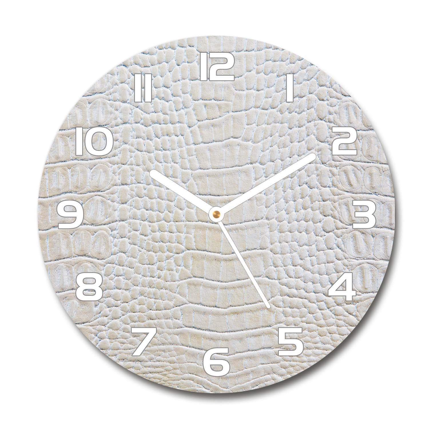 Horloge en Verre 60x60cm Silencieuse pour Salon Design et Moderne