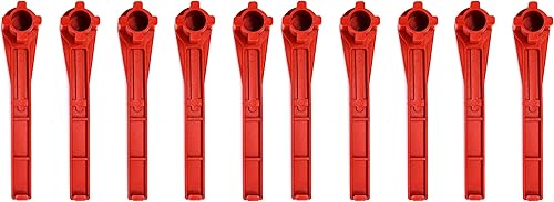 Vista 25 de JSP Manufacturing Llave de gas y bung llave de tambor sólido sin chispas (rojo) (1)